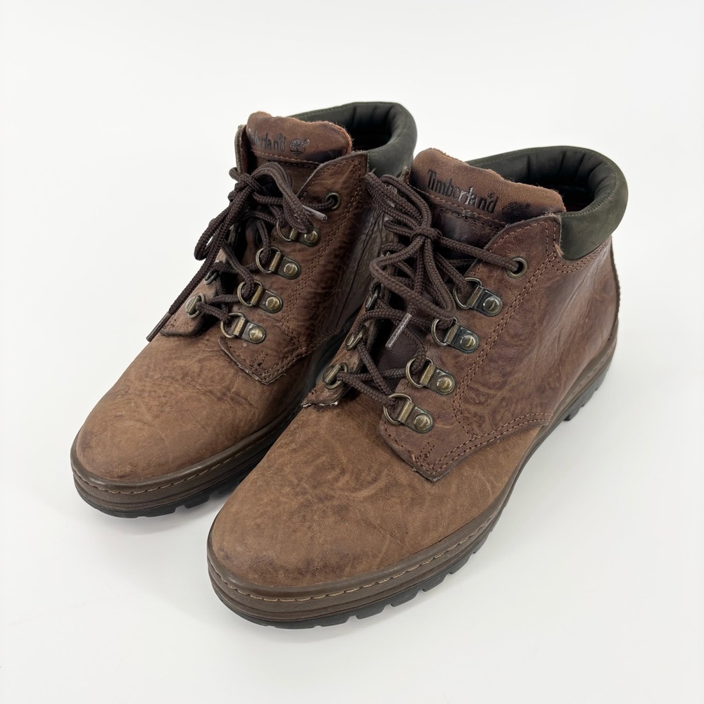 Vintage Timberland Chukka Ankle Boots Size 7.5 Leather
